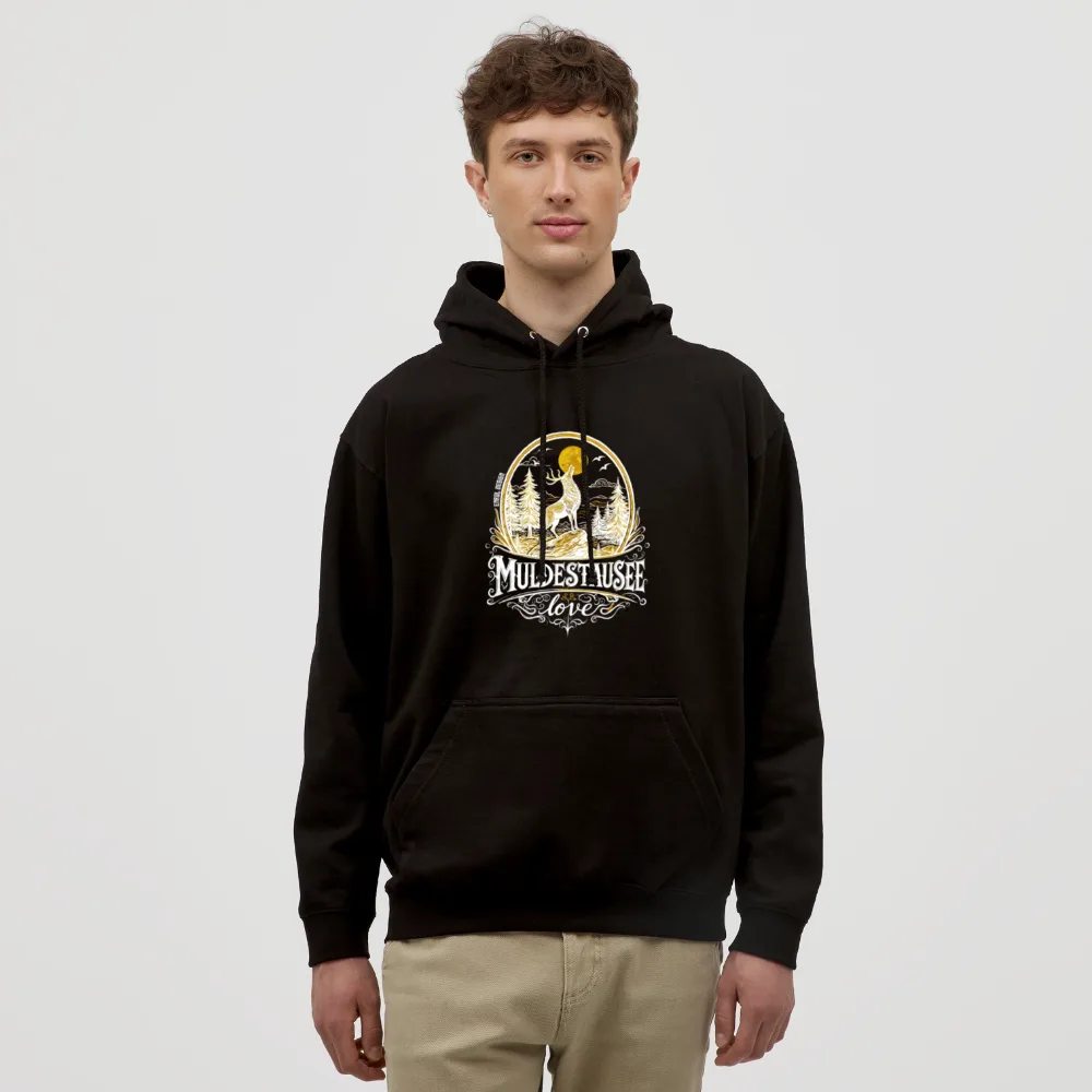 Muldestausee Hoodie | Hirsch Motiv | Heimatliebe Design | EnrolDesign