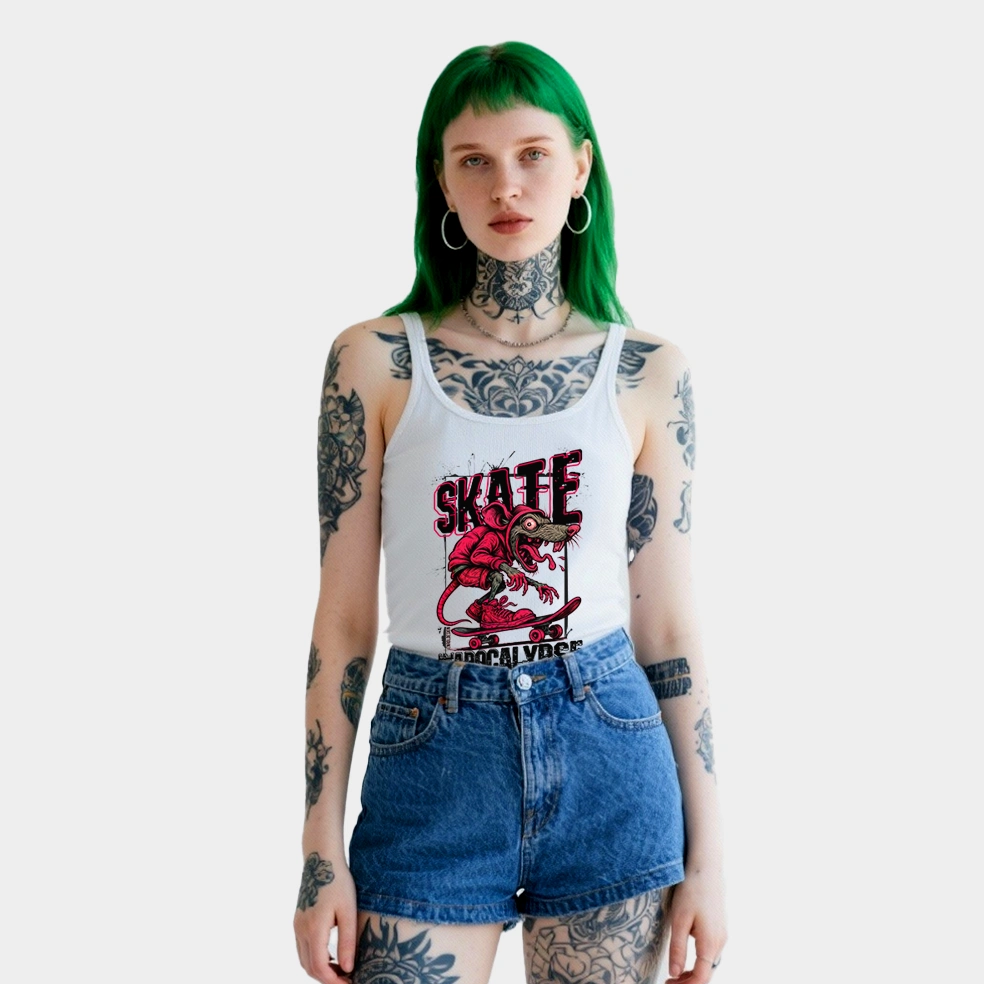 Skate Rat | Skater Shirt | Frauen Premium Tank Top