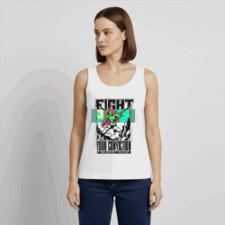 EnrolDesign_Fight_Design_Skater TankTop_Women_white_BIO