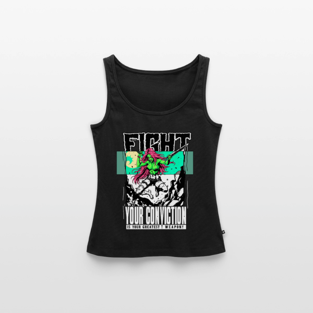 Fight Your Conviction | DARK |Frauen Tank Top
