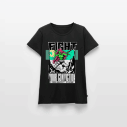 EnrolDesign_Fight_Design_Skater Shirt_Women_white_BIO