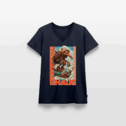 EnrolDesign_Bring Chaos_Design_SkateShirt_BIO V Ausschnitt Shirt_Frauen