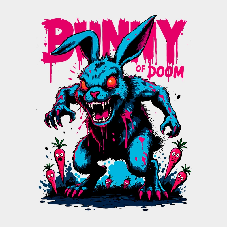 Bunny of Doom | Männer BIO – T-Shirt