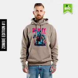 Bunny of Doom Hoodie Herren – Streetwear von EnrolDesign Bunny of Doom Hoodie Herren – Streetwear von EnrolDesign