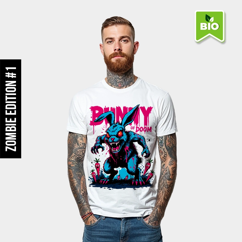 Bunny of Doom | Männer BIO – T-Shirt