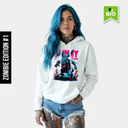 Bunny of Doom Motiv – Damen Hoodie von EnrolDesign Bunny of Doom Motiv – Damen Hoodie von EnrolDesign