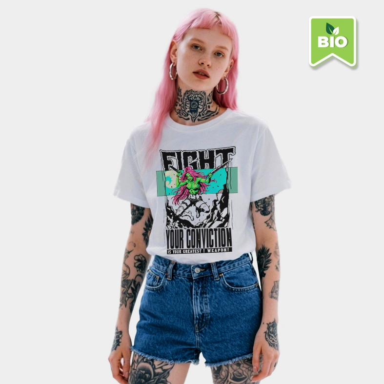 EnrolDesign_Fight_Design_Skater Shirt_Women_BIO