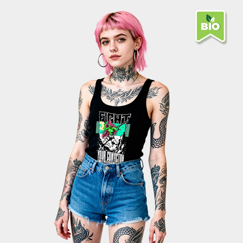 Fight Your Conviction | DARK |Frauen Tank Top