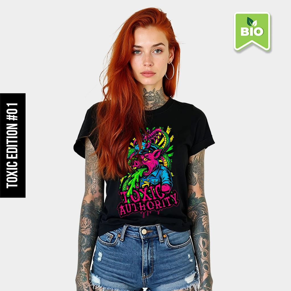 Toxic Authority | Frauen BIO T-Shirt
