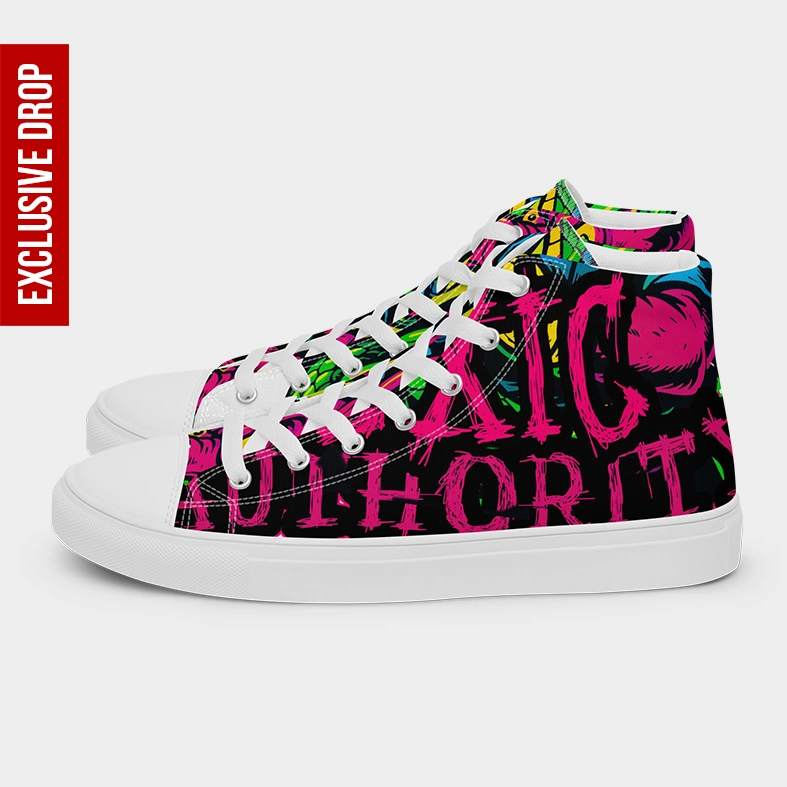 Toxic Authority | Canvas High-Top Sneaker | Herren