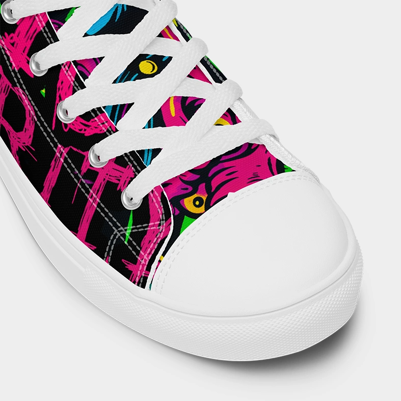 Toxic Authority | Canvas High-Top Sneaker | Damen