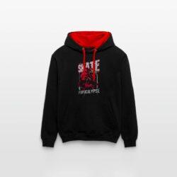 EnrolDesign Hoodie Rat Mann Hoodie Dark Skater Hoodie Rat