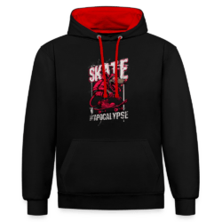 EnrolDesign Hoodie Rat Mann Hoodie Dark Skater Hoodie Rat