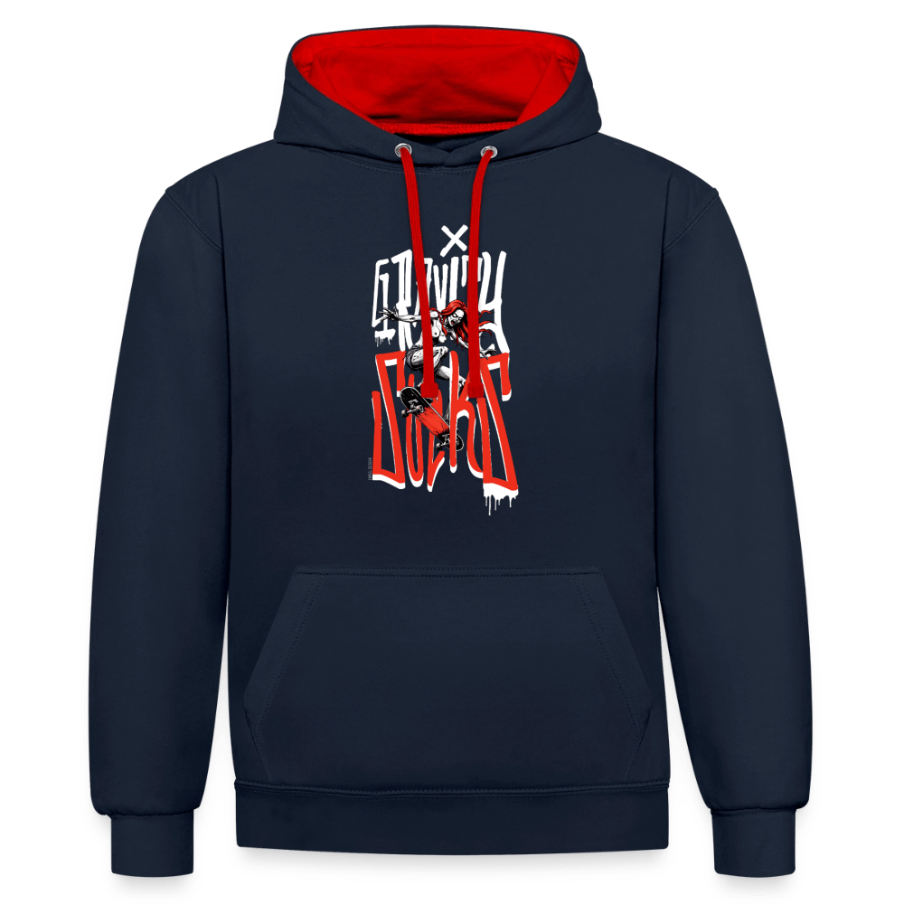 EnrolDesign Hoodie Berlin Mann Hoodie Dark Skater Hoodie Gravity