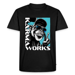 EnrolDesign - Shirt - Herren Shirt - Dark - Skater Shirt - Karma Works - Blue