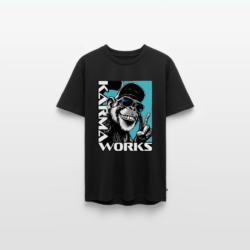 EnrolDesign - Shirt - Herren Shirt - Dark - Skater Shirt - Karma Works - Blue