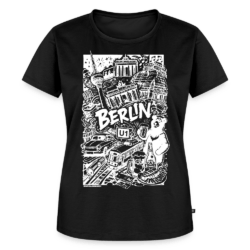 EnrolDesign - Shirt Berlin - Girl Shirt - Black - EnrolShop - Shirt Design EnrolDesign - Shirt Berlin - Girl Shirt - Black - EnrolShop - Shirt Design