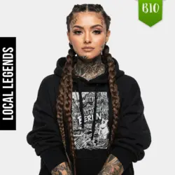 EnrolDesign -Hoodie Berlin - Girl Hoodie - Black - EnrolShop - Shirt Design