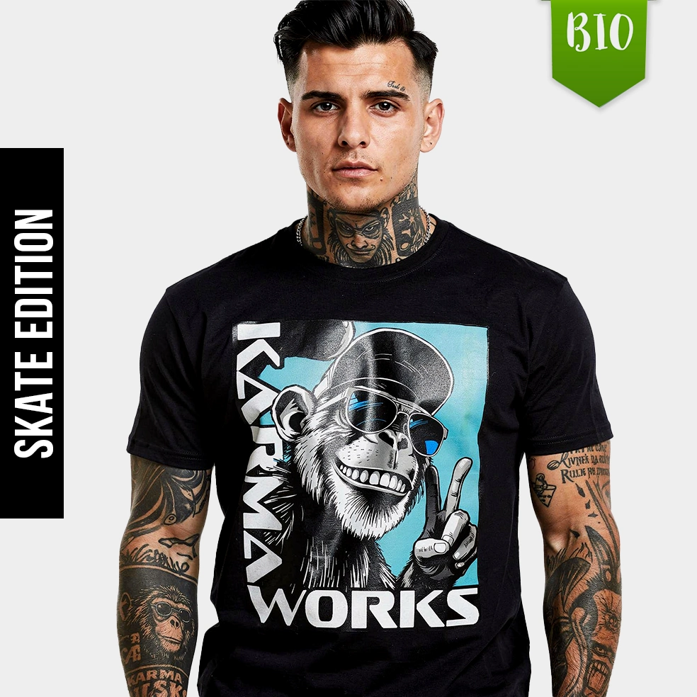 Karma Works | Blue | Männer | BIO T-Shirt