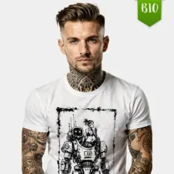 EnrolDesign - Shirt Overdrive - MannShirt - white - EnrolShop - Shirt Design EnrolDesign - Shirt Overdrive - MannShirt - white- EnrolShop - Shirt Design