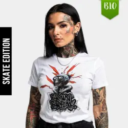 EnrolDesign - Shirt - Frauen Shirt - Skater Shirt - Brain Break - 01