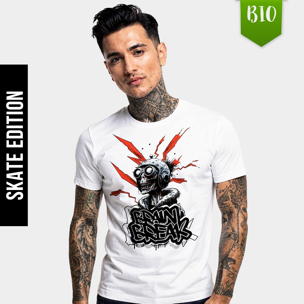 Brain Break | Skater T-Shirt | Männer  |  BIO